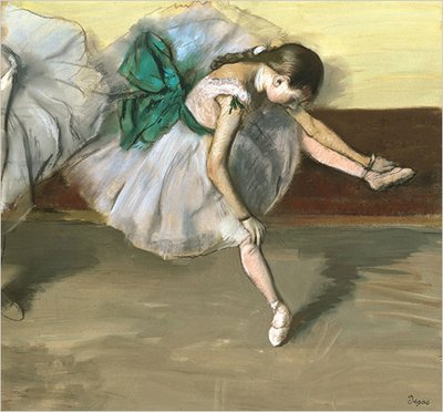Bailarina en reposo de Edgar Degas